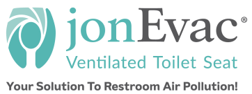 JonEvac<sup>®</sup> Ventilated Toilet Seat. Your Solution to Restroom Air Pollution!