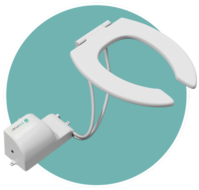 JonEvac® For Your Business w/ Elongated Open-Front Ventilated Toilet Seat, No Lid with Fan (SKU: 413-651) JonEvac<sup>®</sup> For Your Business w/ Elongated Open-Front Ventilated Toilet Seat, No Lid with Fan (SKU: 413-651)